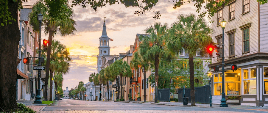 Mount Pleasant street view Charleston