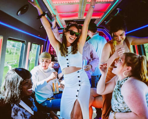 Charleston party bus