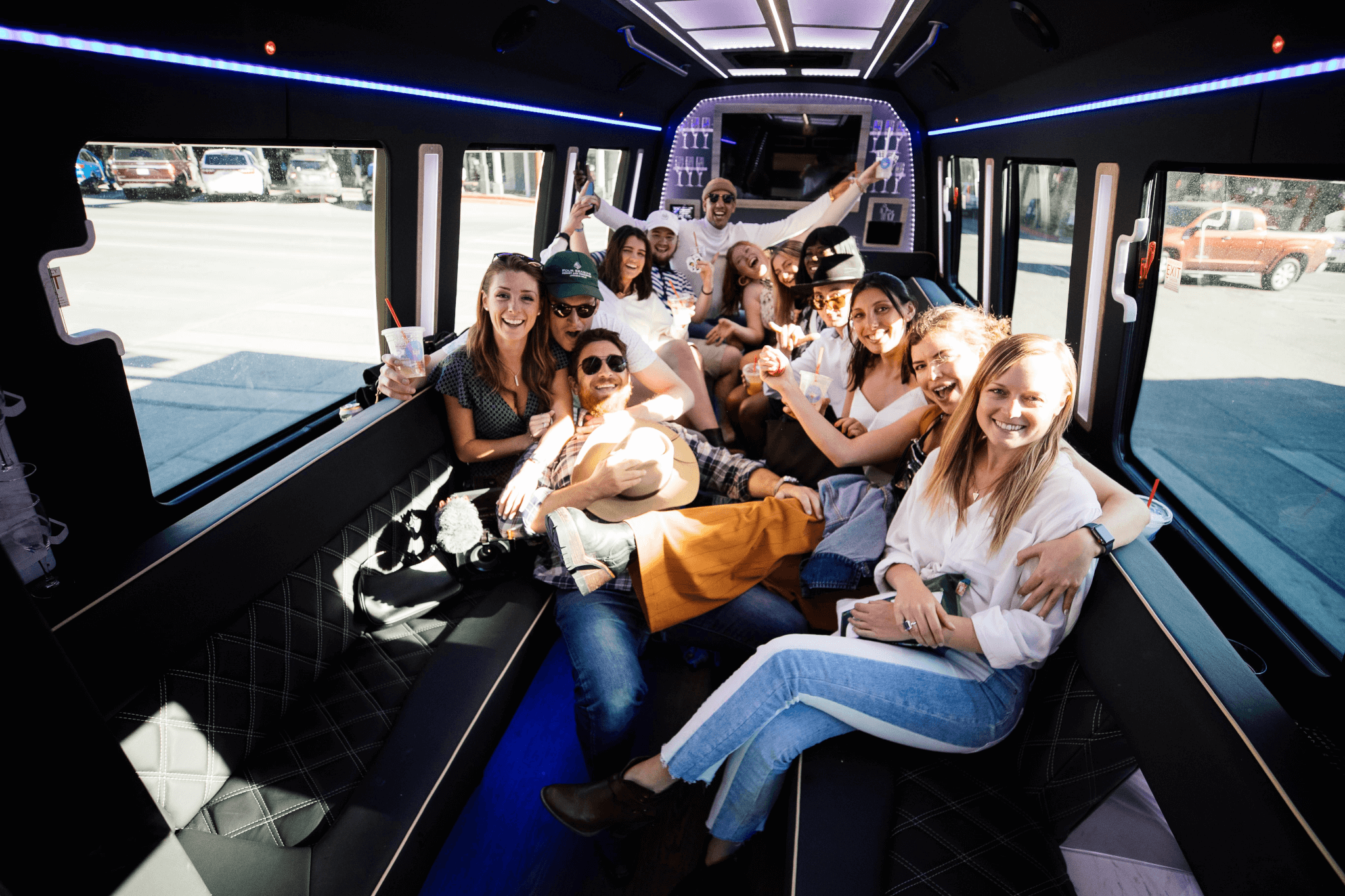 Interior Bus Posed