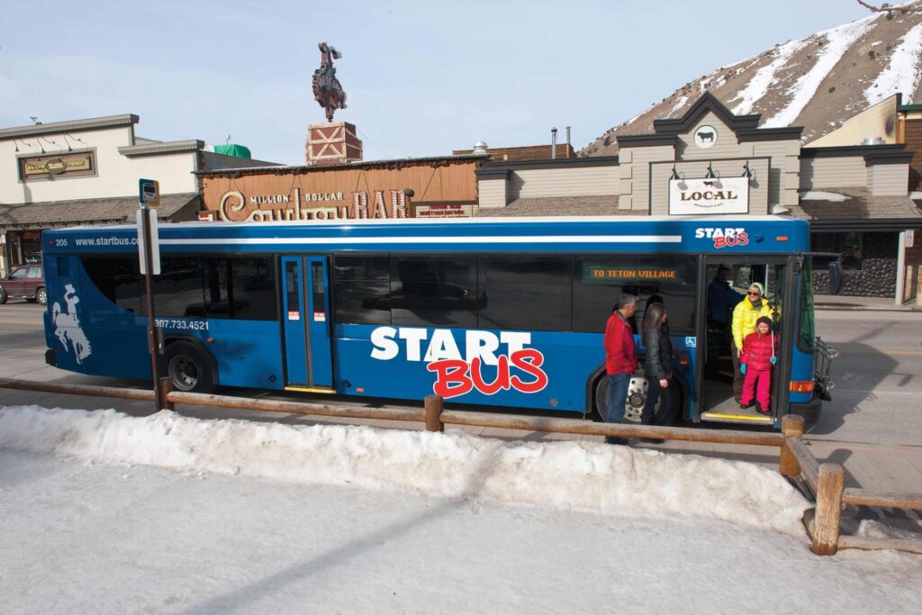 Jackson Hole Start Bus