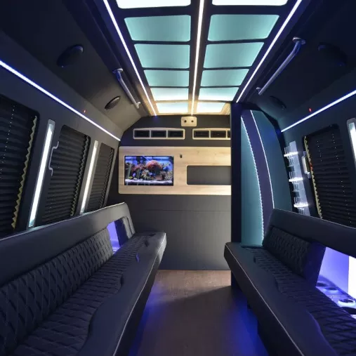 Inside Party Bus